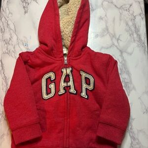 GAP Kids Cherry Red Zip-Up Hoodie